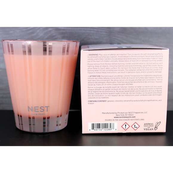 NEST New York Scented Candle Wellness Himalayan Salt & Rosewater - 8.1 oz - NIB - Picture 2 of 3